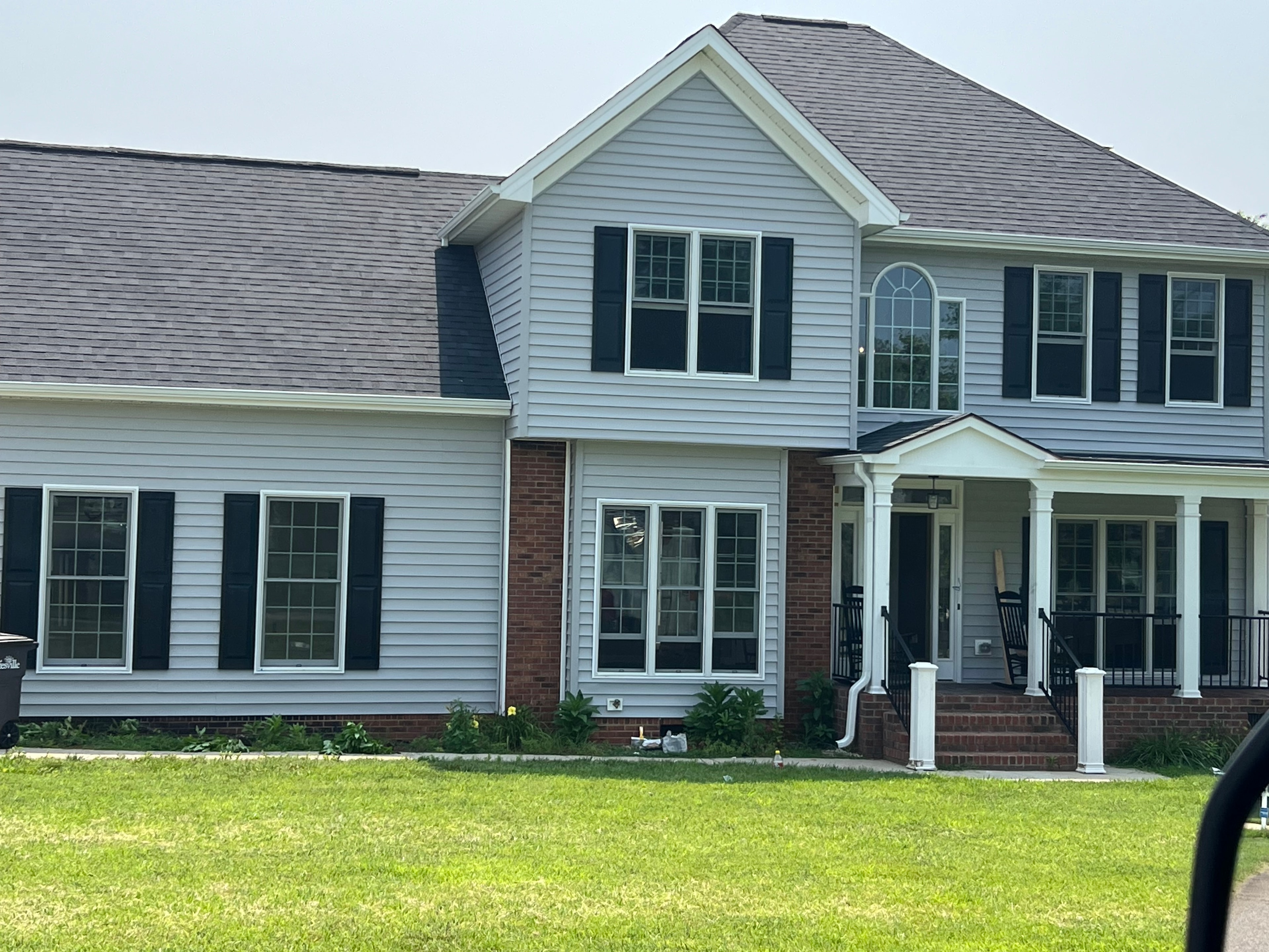 Completed home restoration exterior